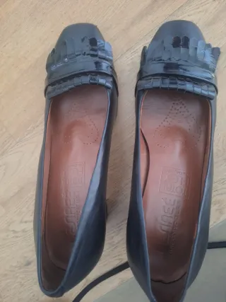 Zapatos mujer piel 37 Desiree Total Flex Negros