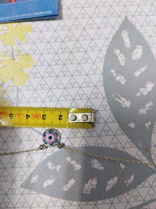 Colgante Sargadelos Plata y Rosa