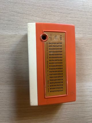 Radio National 6-Transistor Naranja/Blanco