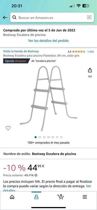 Piscina Bestway Power Steel 3.05m x 2.00m