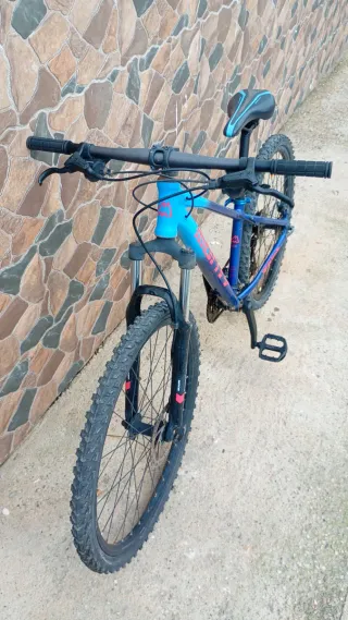 Bicicleta Monty Hidráulica Disco Azul