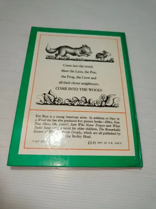 Libro Once in a Wood Ten Tales from Aesop 1980