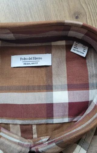 Camisa Pedro del Hierro cuadros hombre