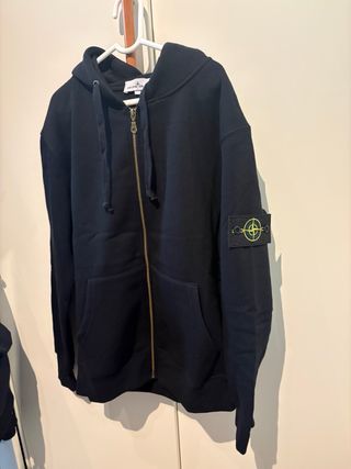 Felpa Nera Zip Uomo taglia M nuova.