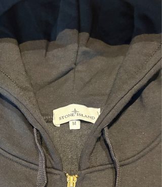 Felpa Nera Zip Uomo taglia M nuova.