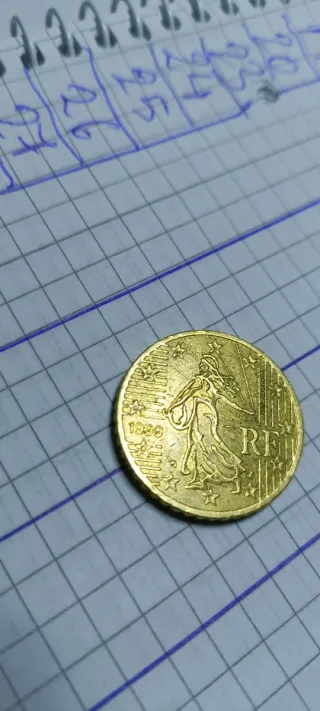 Moneda 50 céntimos 1999 RF