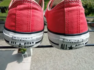 Converse All Star Rosse Tela Tg 38