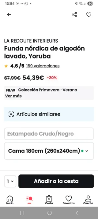 Funda Nórdica La Redoute Algodón