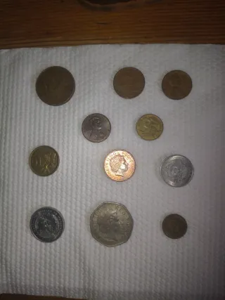 Lote monedas varios países