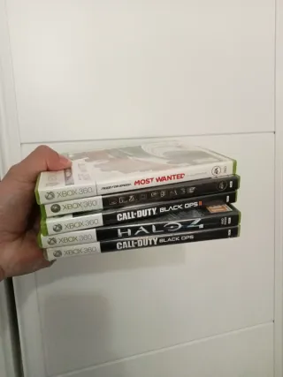 Confezione 5 Giochi Xbox 360: Call of Duty, Halo 4, NFS