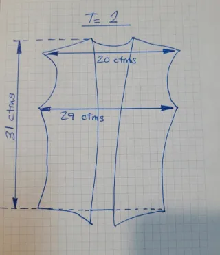 Chaleco Huertano Brocado Unisex Niño/Niña talla 2,