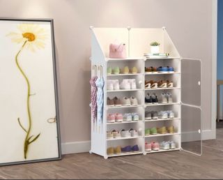 Scarpiera Salvaspazio Bianca con Ante