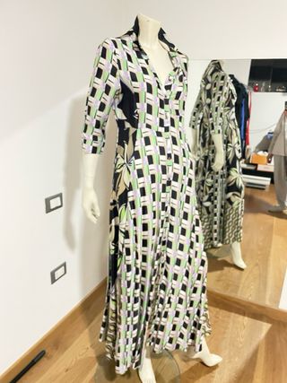 Abito lungo fantasia