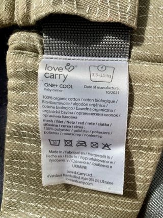 Mochila Portabebé Love&Carry One Cool