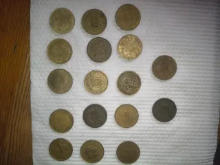 Lote de monedas antiguas