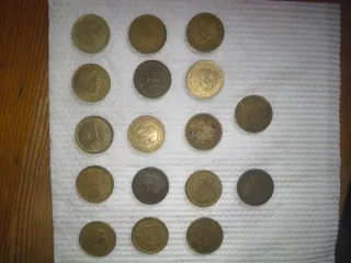 Lote de monedas antiguas