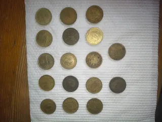 Lote de monedas antiguas