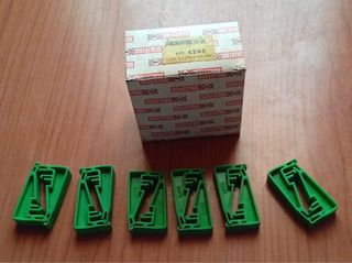 12 Cuñas Peraltes Scalextric Ref. 4245 Verdes