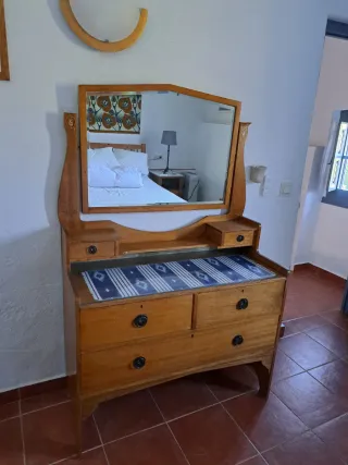 Armario Francés Antiguo y Cajonera Madera