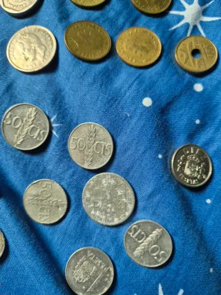 Lote de pesetas antiguas