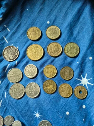 Lote de pesetas antiguas