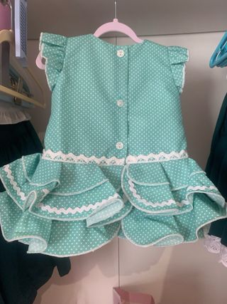 Trajes de flamenca niña (2 piezas)