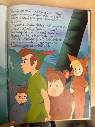 Libro Disney Peter Pan Edición 1992 Català Beascoa