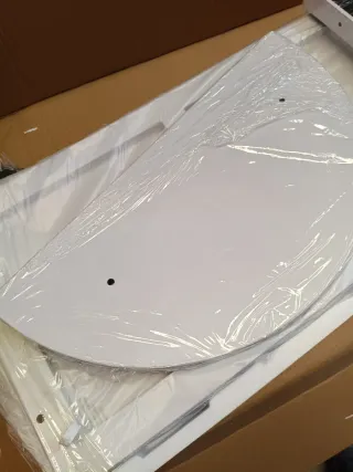 SONGMICS Espejo Joyero con 6 LEDs, Armario de Joya