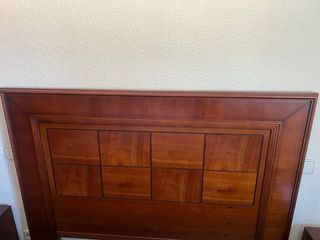 Cabecero de cama de madera para cama de 135