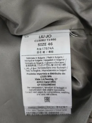 Gonna Liu Jo Sabbia Grana di Riso Tg 46