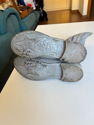 Botas Piel Mujer Talla 40 Grises