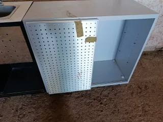 Mueble peluquería con lavabo