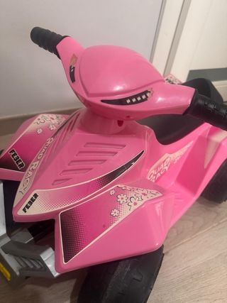 Moto Quad Infantil Rosa