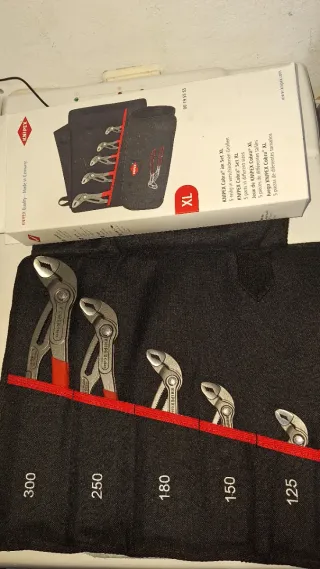 Juego 5 Alicates Knipex Cobra XL Manta