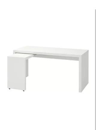 Scrivania Ikea Malm Bianca
