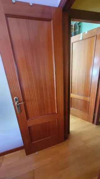 Puertas de interior macizas de madera