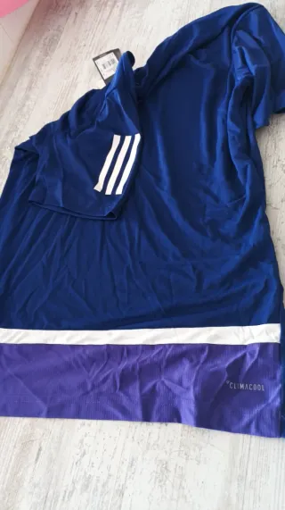 Camiseta Adidas Azul Talla S NUEVO Con etiqueta