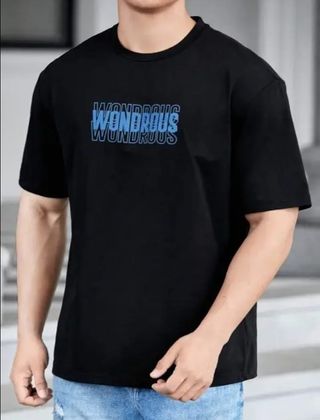 Franela Wondrous Oversize Negra