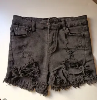 Pantalón corto gris talla S