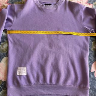 Sudadera Bershka Lila Talla XS Oversize