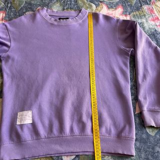 Sudadera Bershka Lila Talla XS Oversize