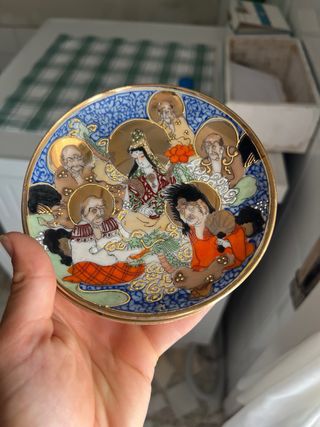 Juego de té porcelana antiguo