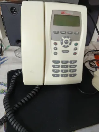 Telefono fisso Telecom beige