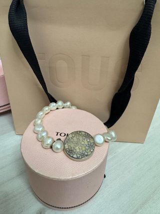 Pulsera Tous Perlas y Nácar Plata
