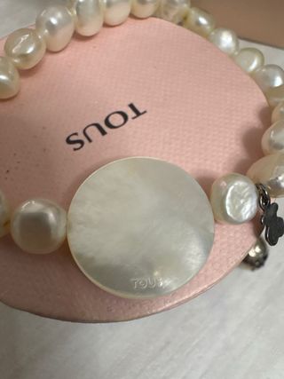 Pulsera Tous Perlas y Nácar Plata