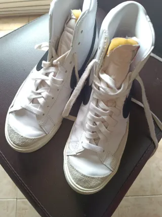 Nike Deportivas Blancas Corte Alto