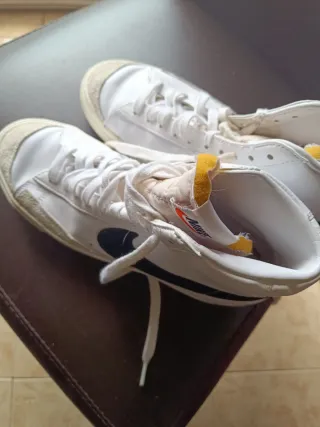 Nike Deportivas Blancas Corte Alto