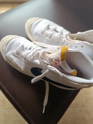 Nike Deportivas Blancas Corte Alto