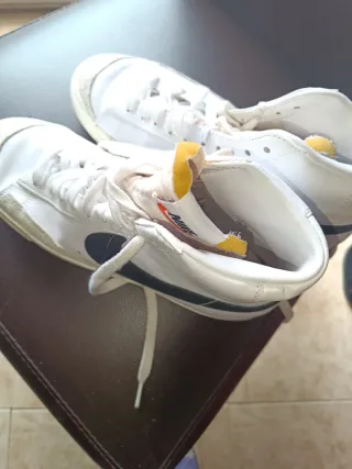 Nike Deportivas Blancas Corte Alto