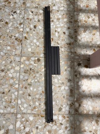 Cama infantil 90x200cm rosa y beige